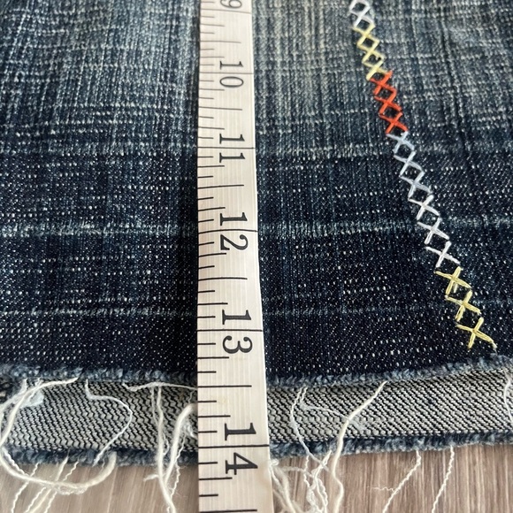 Akdmks Denim Mini Skirt with Colorful Stitching - Picture 13 of 13